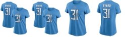 Nike Women's Kevin Byard Light Blue Tennessee Titans Name and Number T-shirt